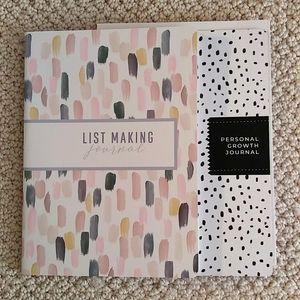 Journals List Making And Personal Growth Both NEW Unused Goals Organization More